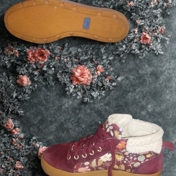 Keds Tahoe RPC Suede Sneakers Burgundy Women’s 7M – Retro Outdoor Style w/ Box! - Picture 3 of 3